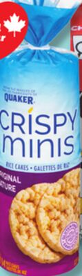 Galettes de riz quaker crispy minis