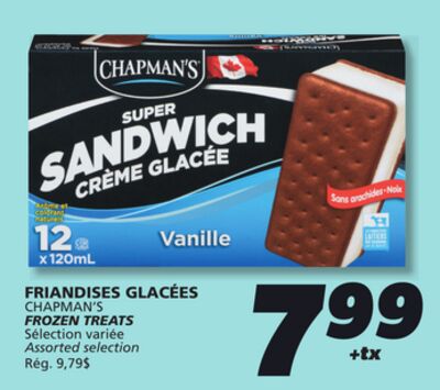 Friandises glacées chapman's