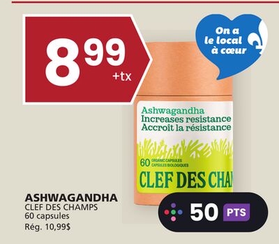 Ashwagandha clef des champs