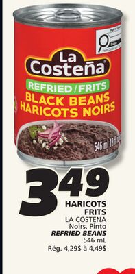 Haricots frits la costena