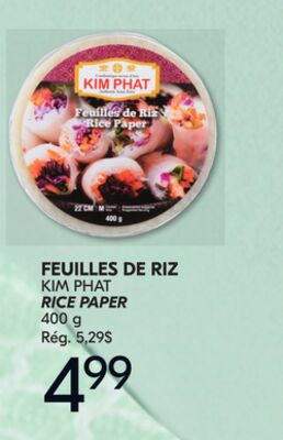 Feuilles de riz kim phat