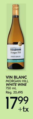 Vin blanc morgan hill