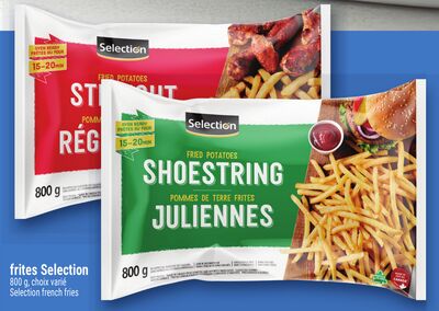 Frites selection