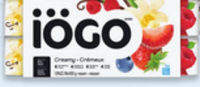 Paq. de 16 coupes de yogourt iögo 100 g