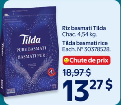 Riz basmati Tilda