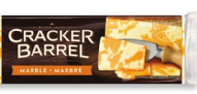 Fromage Cracker Barrel en bloc 400 g on râpé 320 g