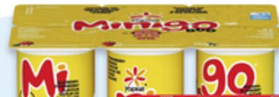 Paq. de 6 coupes de yogourt Minigo ou paq. de 8 sachets de yogourt Tubes de Yoplait