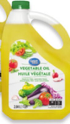 Huile végétale Great Value