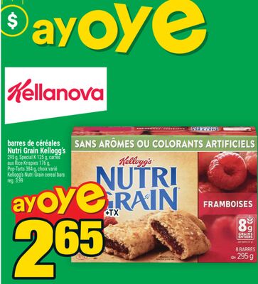 barres de céréales Nutri Grain Kellogg's | Kellogg's Nutri Grain cereal bars
