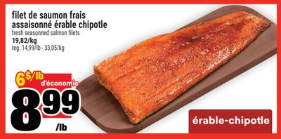 filet de saumon frais | fresh seasonned salmon filets