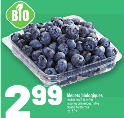 BLEUETS BIOLOGIQUES | ORGANIC BLUEBERRIES