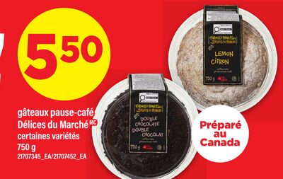 GÂTEAUX PAUSE-CAFÉ DÉLICES DU MARCHÉMC, 750 g