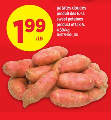 PATATES DOUCES | SWEET POTATOES