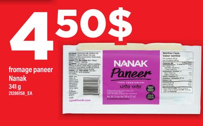 FROMAGE PANEER NANAK, 341 G