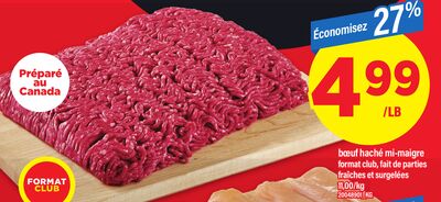 BŒUF HACHÉ MI-MAIGRE