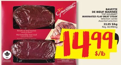 BAVETTE DE BŒUF MARINÉE TOP GOURMET