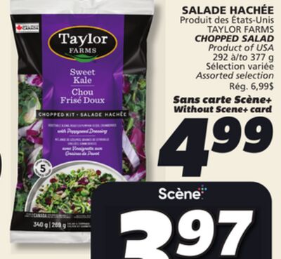 SALADE HACHÉE TAYLOR FARMS