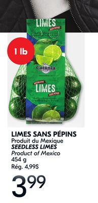 LIMES SANS PÉPINS