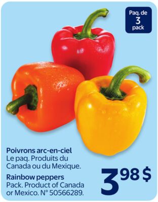 Poivrons arc-en-ciel