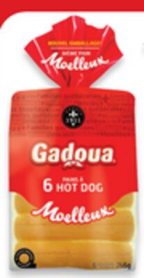 Pains à hot-dog gadoua