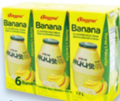 Paq. de 6 bouteilles de boisson lactée binggrae 200 ml