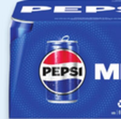 Minicanettes de boisson gazeuse pepsi