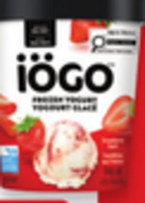 Contenant de yogourt glacé ou sucettes au yogourt glacé nanö de iögo