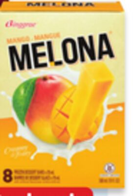 Barres de dessert glacé melona
