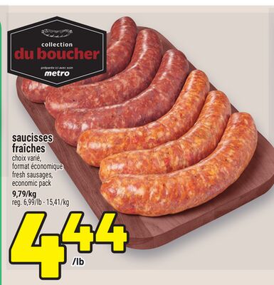 Saucisses fraîches