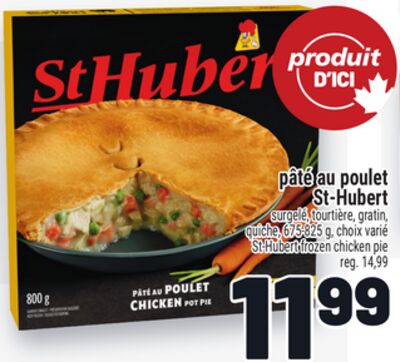 Pâté au poulet st-hubert