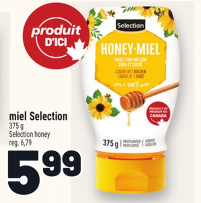 Miel selection