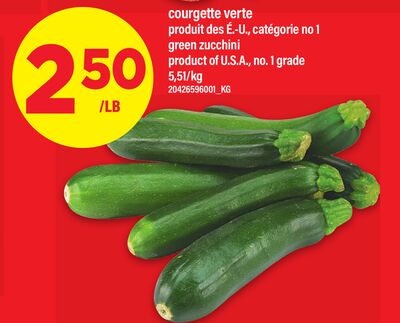 Courgette verte │ green zucchini