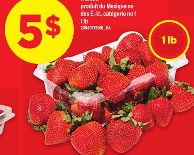 Fraises, 1 lb