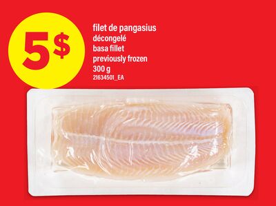 FILET DE PANGASIUS DÉCONGELÉ | BASA FILLET, 300 G