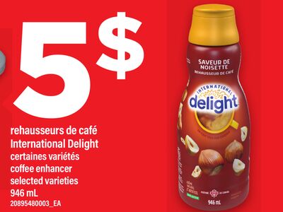 Rehausseurs de café international delight, 946 ml