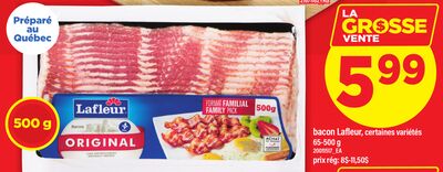 Bacon lafleur, 65-500 g