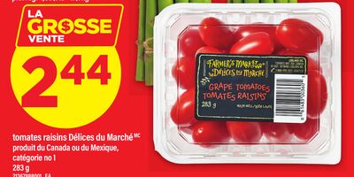 TOMATES RAISINS DÉLICES DU MARCHÉ, 283 g