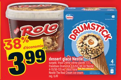Dessert glacé nestlé