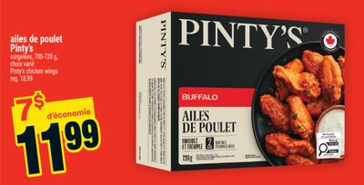 Ailes de poulet pinty's