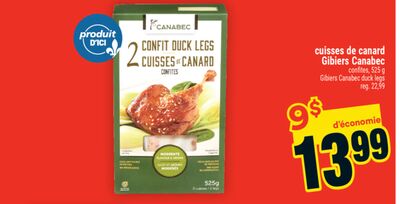 Cuisses de canard gibiers canabec