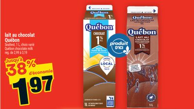 Lait au chocolat québon