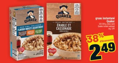 Gruau instantané quaker