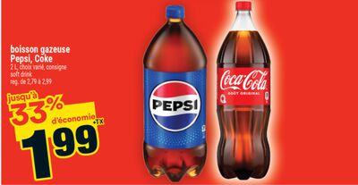 Boisson gazeuse pepsi, coke