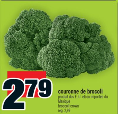 Couronne de brocoli