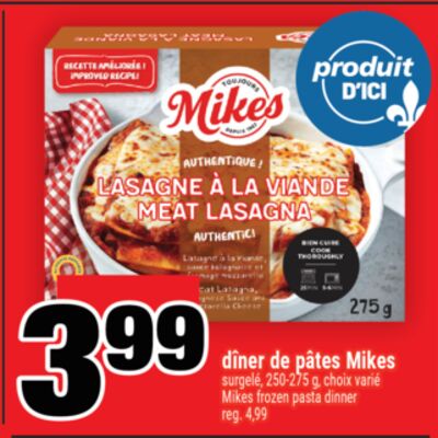 Dîner de pâtes mikes