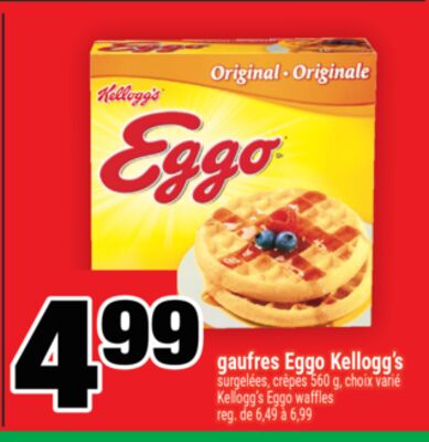 Gaufres eggo kellogg's