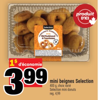 Mini beignes selection / selection mini donuts