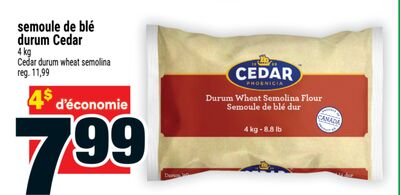 Semoule de blé durum cedar