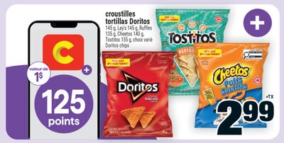 Croustilles tortillas doritos