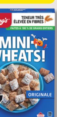 Céréales ou substitut de repas kellogg's